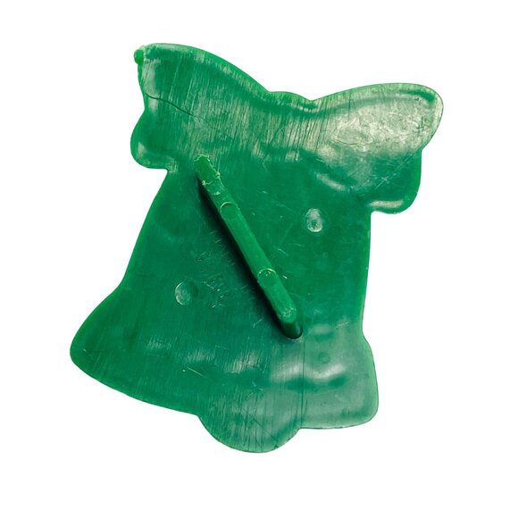 Vintage Green Holiday Bell Imprint Cookie Cutter - Picture 3 of 5